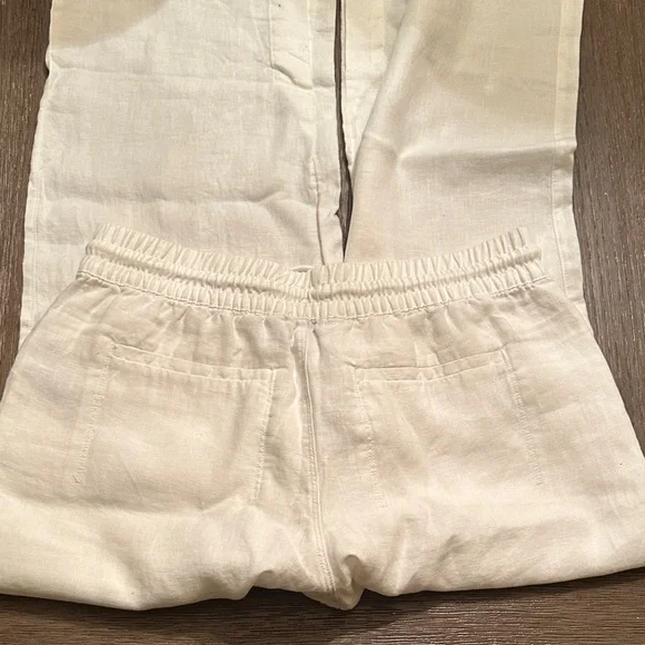 Athleta Retreat Linen High Rise Wide Leg Pant - Picture 5 of 6